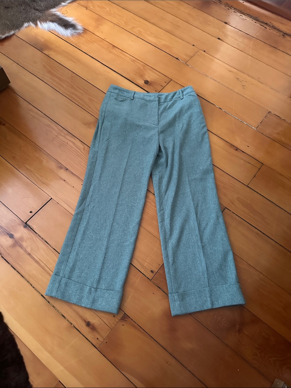 WomenCasual Straight-Leg Pants in Light Teal